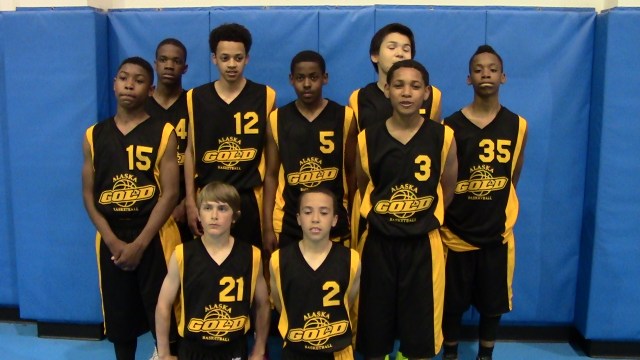 2014 NW Championships Travel Team (2019) Front Row (L to R): Braun Ohlson, Isaiah Moses, Daishen Nix; Back Row (L to R): DiQues Esaw, D'ontae Stuppard, Kaeleb Johnson, Deondrick McCright, Bryce Muller, Jarron Williams