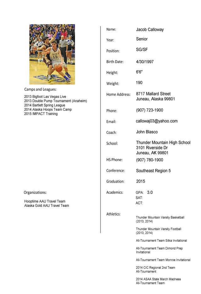 Jacob Calloway Travel Player  Profile